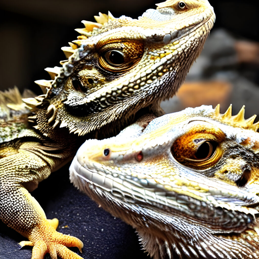 Some bearded dragons develop close bonds with their owners and show affectionate behaviors.
