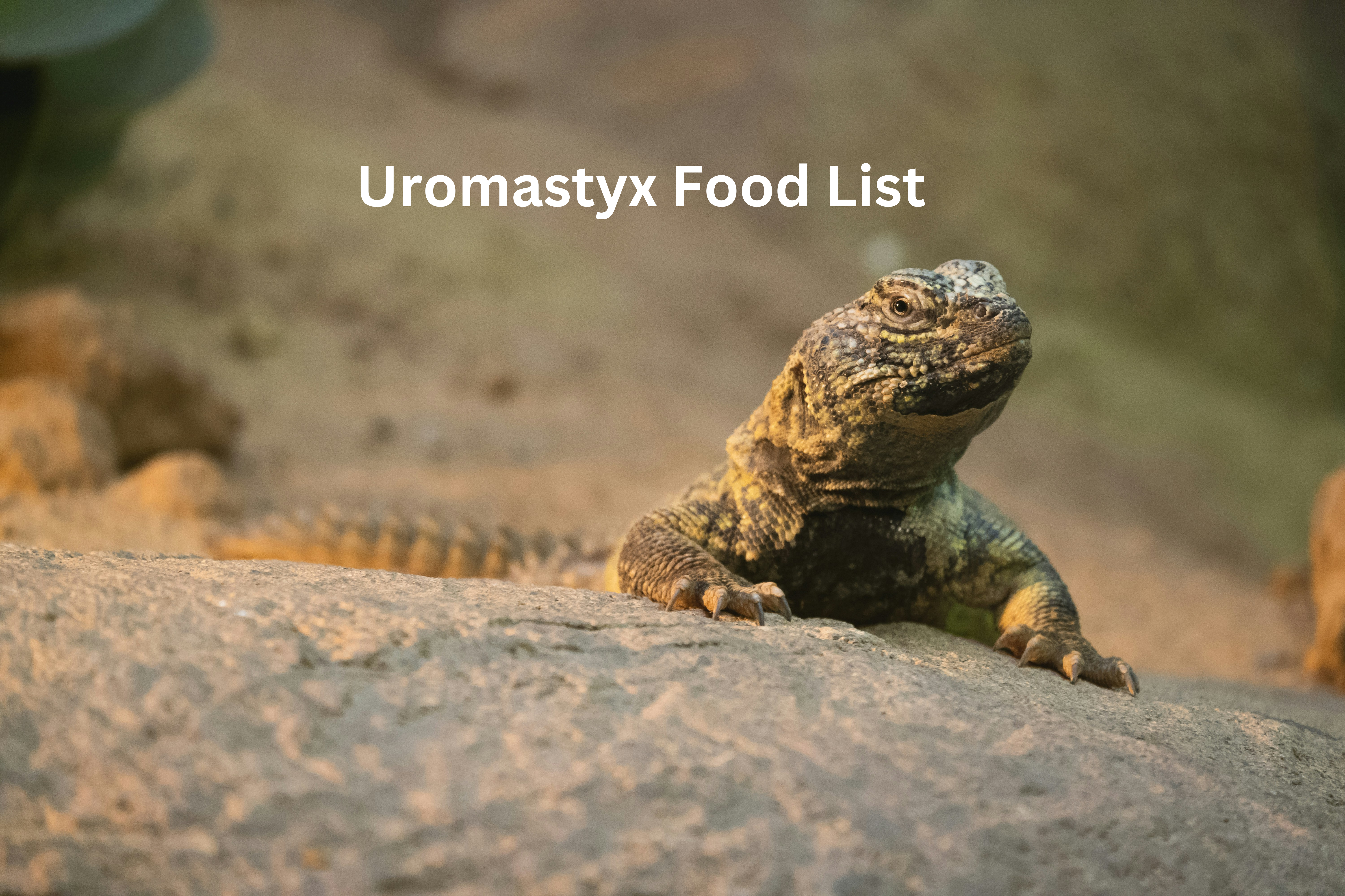 How to feed Uromastyx