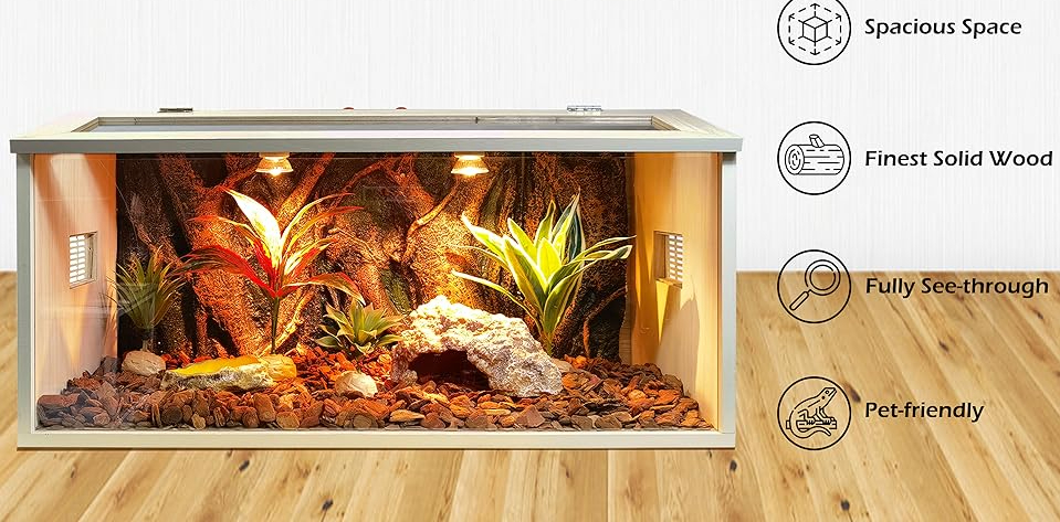 Terrariums with Doors for Reptiles